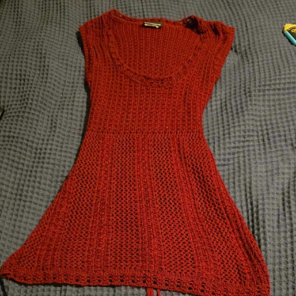 Red Knit Dress